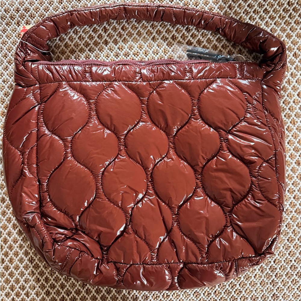 FP Movement by Free People Surplus Shine Carryall Shoulder Bag - Brown - Picture 4 of 5